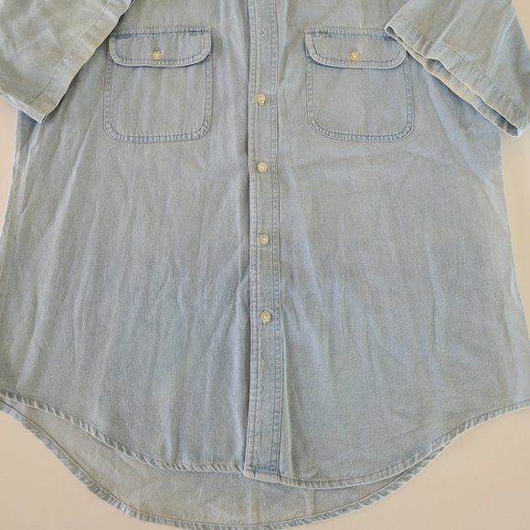 Vtg John Ashford Sport Button Down Mens Sz L - Picture 3 of 15